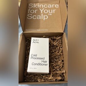 new Act + Acre Cold processed hair conditioner
